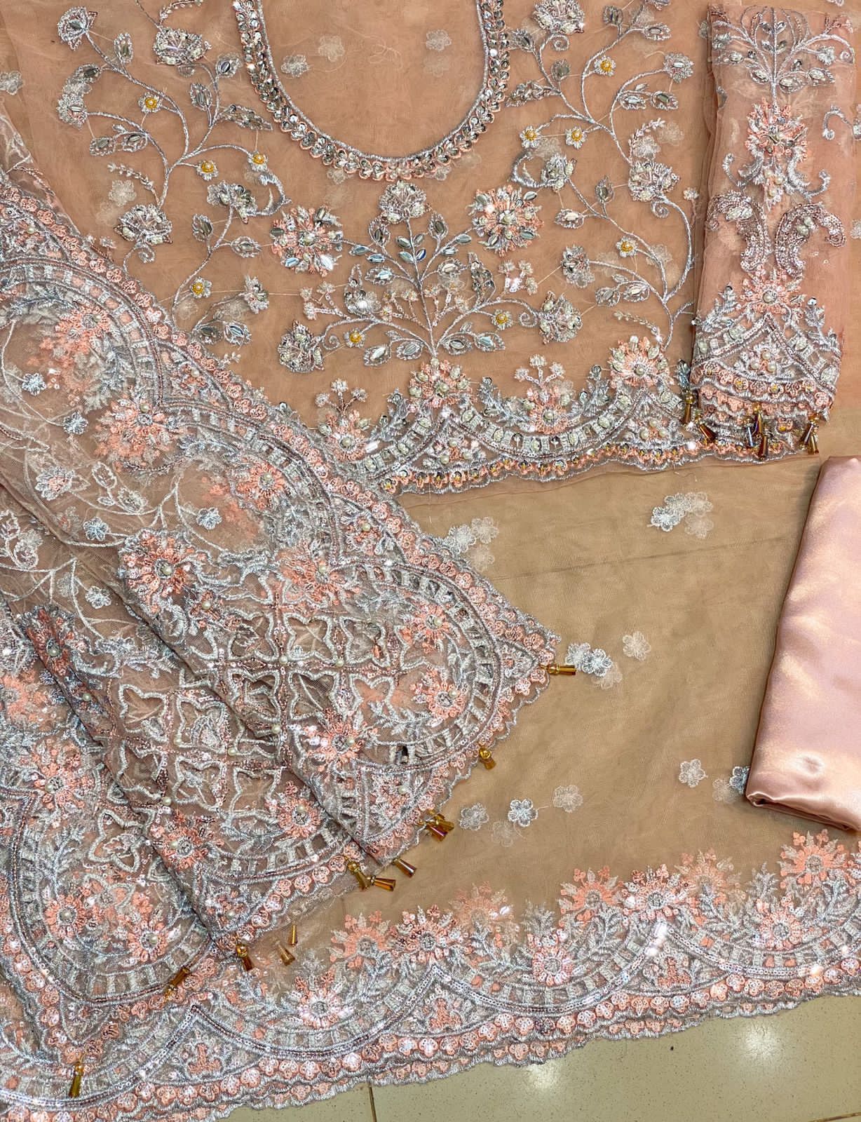 Luxury Heavy Embroidered Saree – Exclusive 2025 Edition