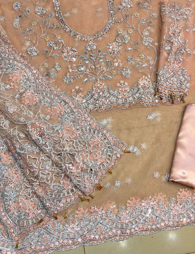 Luxury Heavy Embroidered Saree – Exclusive 2025 Edition