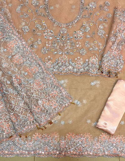 Luxury Heavy Embroidered Saree – Exclusive 2025 Edition